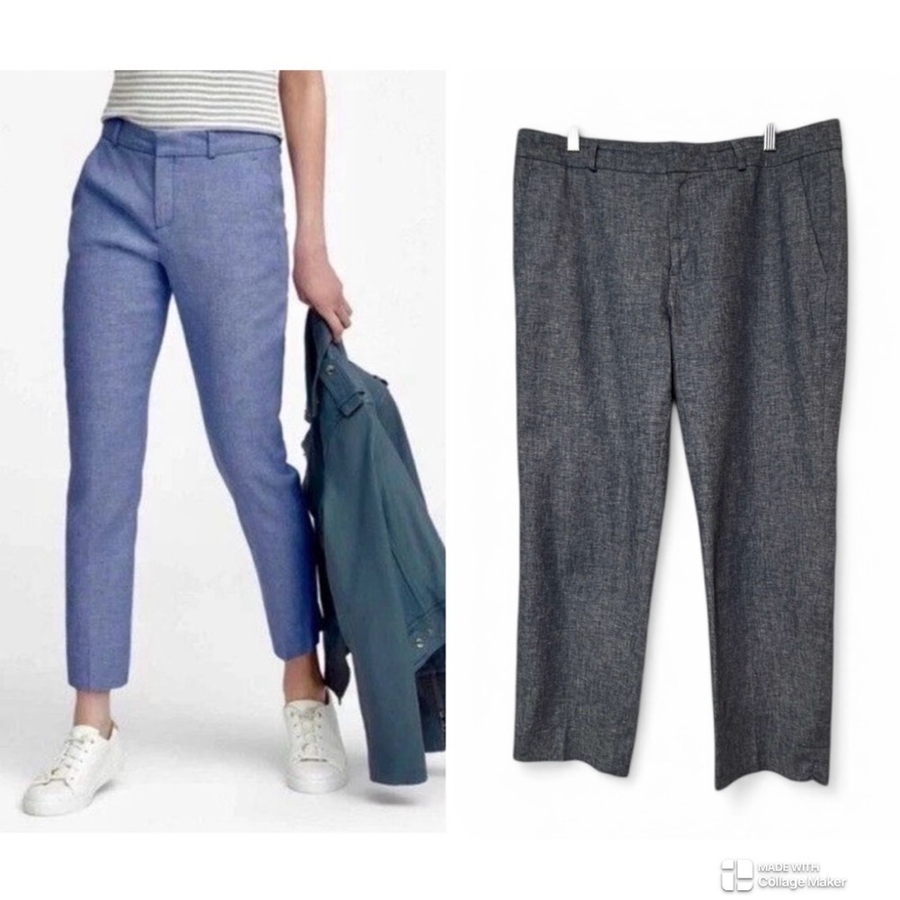 Banana Republic crop Avery linen pants